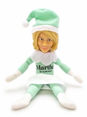 Martha Stewart Mint Green Holiday Elf Plush